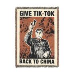 Give Tech Back To China Woven Blanket 1.