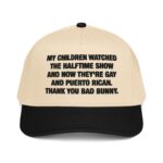 My Children Watched The Halftime Show And Now They're Gay And Puerto Rican. Thank You Bad Bunny Hat.