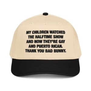 My Children Watched The Halftime Show And Now They're Gay And Puerto Rican. Thank You Bad Bunny Hat.