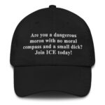 Are You A Dangerous Moron With No Moral Compass And A Small Dick? Join ICE Today! Hat.