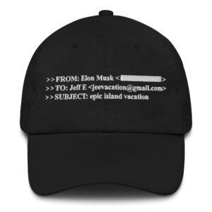 Epic Island Vacation Email Hat.