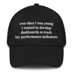 Ever Since I Was Young I Wanted To Develop Dashboards To Track Key Performance Indicators Hat.