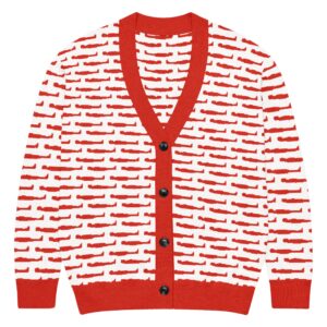 Saddam Hiding Spot Knitted Cardigan.