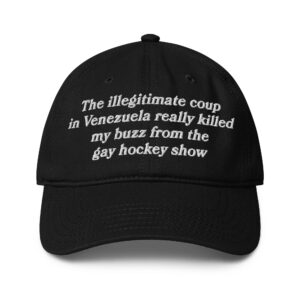The Illegitimate Coup In Venezuela Really Killed My Buzz From The Gay Hockey Show.