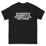 The Weekend Of December 12 To December 15, 2025 Truly Sucked.