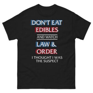 Don't Eat Edibles And Watch TV Show I Thought I Was The Damn Suspect.