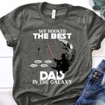 Hooked On Being Papa - Personalized Father's Day Fishing T-shirt and Hoodie