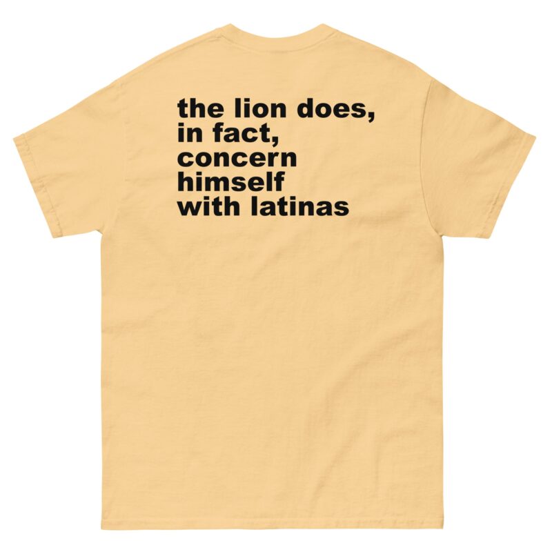 The Lion Does, In Fact, Concern Himself With Latinas.